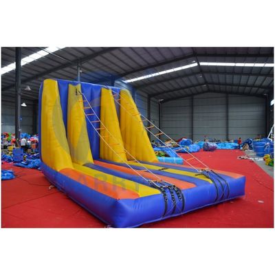 Outdoor-Spielplatz Aktivitäten Aufblasbare Hügel Klettern Wand Spiel für Teambuilding
