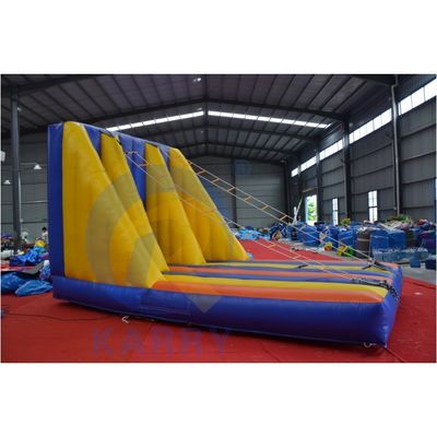 Outdoor-Spielplatz Aktivitäten Aufblasbare Hügel Klettern Wand Spiel für Teambuilding