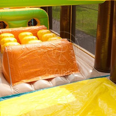 Riesige kommerzielle aufblasbare Hindernisbahn Sprunghaus Rutsche PORTABLE Karry Outdoor