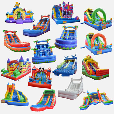 Commercial Occasion Aufblasbare Schloss-Slide-Kombination für individuelle Logo-Bedürfnisse