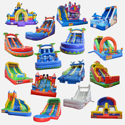 Commercial Occasion Aufblasbare Schloss-Slide-Kombination für individuelle Logo-Bedürfnisse