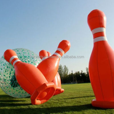 Luftblaser mit aufblasbarem Bowling-Spiel für Familienaktivitäten und Teamwettbewerbe
