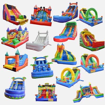 Commercial Occasion Aufblasbare Schloss-Slide-Kombination für individuelle Logo-Bedürfnisse