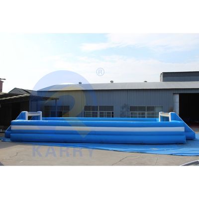 Aufblasbare Straßenfußballplatz für Mädchen PVC Wasserfußballplatz Sportgeräte