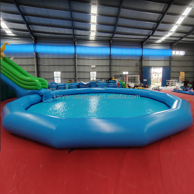 Customized Farbe PVC Elefant Thema aufblasbare Wasserpark Combo-Rutsche für Spielplatz