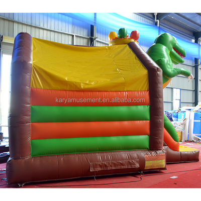 Reparatur-Kits enthalten Kinder Indoor aufblasbare Dino Park Bouncer Schloss mit Rutsche