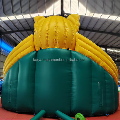 Customized Farbe PVC Elefant Thema aufblasbare Wasserpark Combo-Rutsche für Spielplatz
