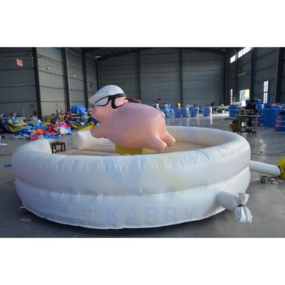Kommerzielle interaktive mechanische Schweine aufblasbare Reitmaschine für den Karneval Spaß