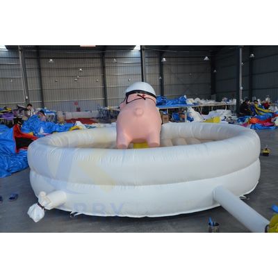 Kommerzielle interaktive mechanische Schweine aufblasbare Reitmaschine für den Karneval Spaß