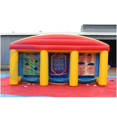 Karneval aufblasbares Baseball Fußball Basketball Schießspiel für den Freien Spielplatz