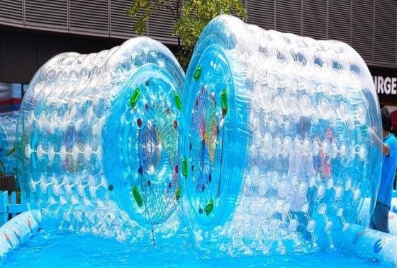 Gelb oder angepasste Farbe Luftdichte aufblasbare Wasserspiele für Outdoor-Übungen