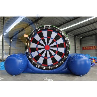 Große interaktive aufblasbare menschliche Sport Fußball Dartboard Fußball Darts Brettspiele