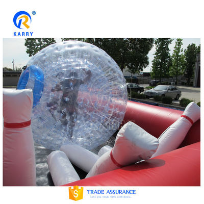 Eigenschaften PORTABLE Menschengröße Hamsterball TPU aufblasbare Blase Zorb Ball für Bowling
