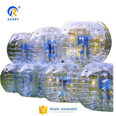 Eigenschaften PORTABLE Menschengröße Hamsterball TPU aufblasbare Blase Zorb Ball für Bowling