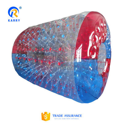 Farbenfrohe TPU Zorb Ball Wasserrollen Aufblasbare lustige Rollenspiele für Erwachsene und Kinder