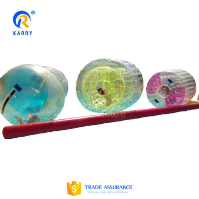 1.2m/1.5m/1.8m Farbenfrohe Pvc Aufblasbare Zorb-Wasserwalze für Vergnügungsparks