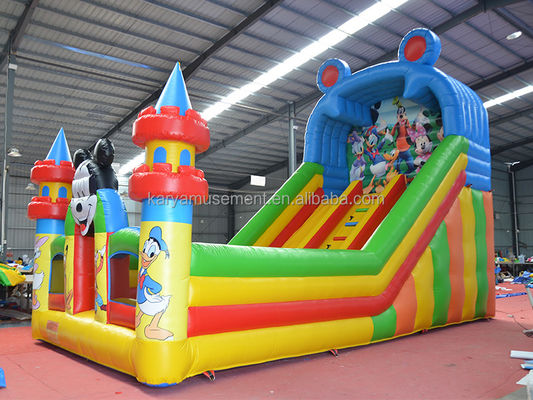 Commercial 29ft Jumping Mickey Park aufblasbare Türsteher Rutsche für Party-Vermietung Geschäft