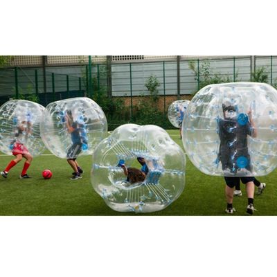 CE 220v oder 110v aufblasbares Spielzeug PVC/TPU 1,5 m Durchmesser transparenter Stoßfänger für Kinder