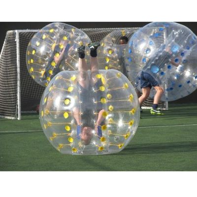 CE 220v oder 110v aufblasbares Spielzeug PVC/TPU 1,5 m Durchmesser transparenter Stoßfänger für Kinder