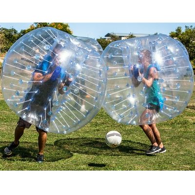 CE 220v oder 110v aufblasbares Spielzeug PVC/TPU 1,5 m Durchmesser transparenter Stoßfänger für Kinder
