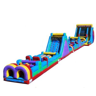 PVC aufblasbare Hindernisbahn Combo Sprunghaus mit Kletterwand