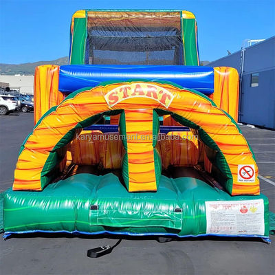 PVC aufblasbare Hindernisbahn Combo Sprunghaus mit Kletterwand