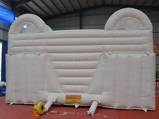 Indoor-Slide Kleinkind Weiß-Sprunghaus für Party Hochzeit aufblasbare Sprungburg Combo