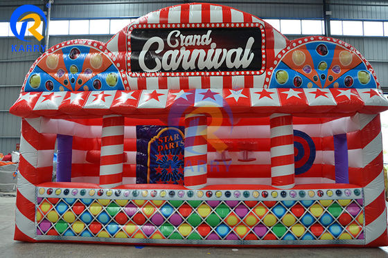 Aufblasbares Spielstall Party Booth Zelt mit 4 in 1 Tischboden Spiele und PVC Material