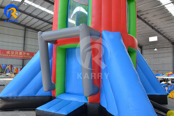 Custom Logo Druck PVC aufblasbare Rakete Luftgestützte Abenteuer-Spiel für Kinder und Erwachsene