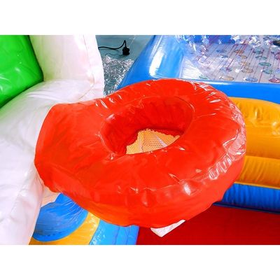 Stil Hinterhof aufblasbares Schwimmbad mit 0,9mm PVC Kinderpool und Basketball Hoop