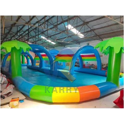 Kinder und Erwachsene aufblasbare Zeltwasserbecken mit Sonnenhülle aus PVC-Material