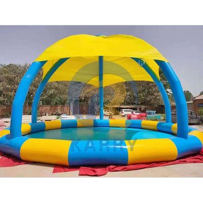 Kinder und Erwachsene aufblasbare Zeltwasserbecken mit Sonnenhülle aus PVC-Material