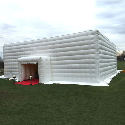 Weißes aufblasbares Zelt Großes Luxuszelt für Geschäftspartys Vermietung und Veranstaltungen