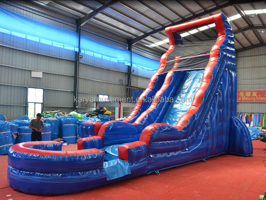 Kommerzielles aufblasbares Wasserspielzeug 9x3m oder Wasserpark in individueller Größe mit Pool und Rutschen