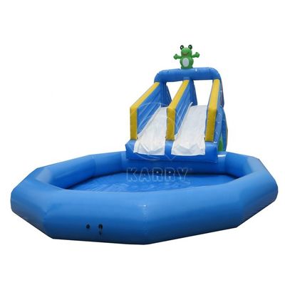 Entwurf einer langlebigen aufblasbaren Wasserrutsche und eines Pools für die Unterhaltung von Kindern