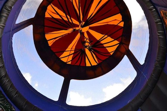 Aufblasbare Rakete Luftgestützte Abenteuer Fallschirmfahrt Spiel für Park und Geschäft Vermietung
