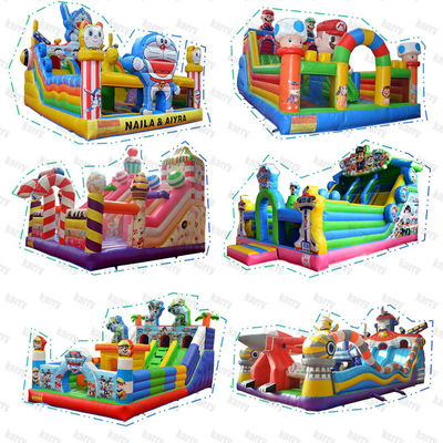Unisex Wasser-Spaß 2024 Custom aufblasbarer Wasserpark mit PORTABLE Rutsche und Schloss