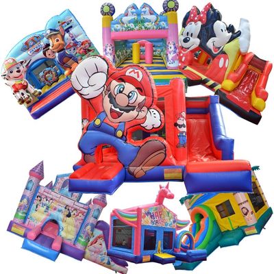 Unisex Wasser-Spaß 2024 Custom aufblasbarer Wasserpark mit PORTABLE Rutsche und Schloss