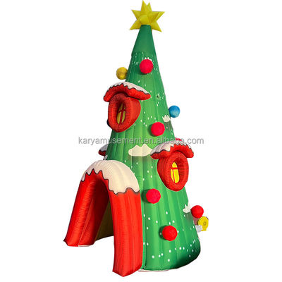 Party-Events individuell aufblasbares Weihnachtsbaum-Lochmodell mit CE/EN71/EN14960