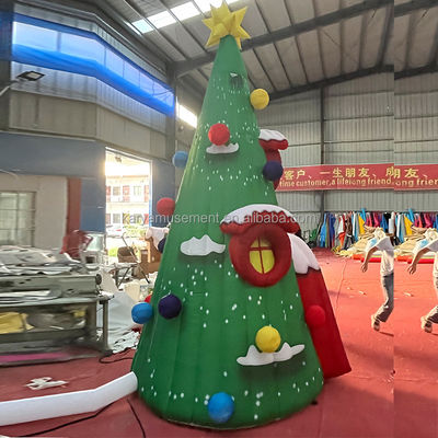 Party-Events individuell aufblasbares Weihnachtsbaum-Lochmodell mit CE/EN71/EN14960