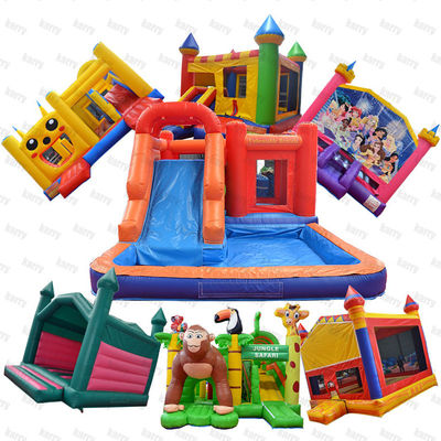 Unisex Prinzessin Trampolin-Springer aufblasbares Sprunghaus Rutsche für körperliche Aktivität