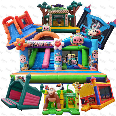 Unisex Prinzessin Trampolin-Springer aufblasbares Sprunghaus Rutsche für körperliche Aktivität