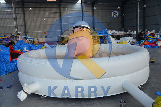 Aufblasbare Fahrt Mechanische Stier Rodeo mit PORTABLE 3D Studio Virtual Experience