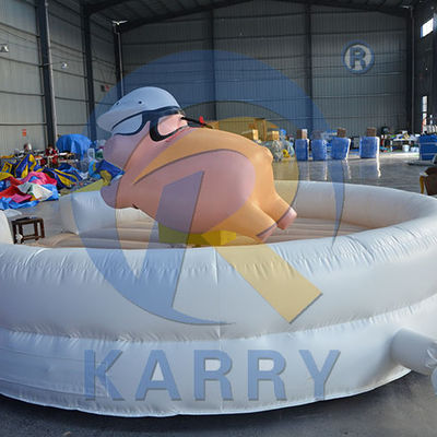 Aufblasbare Fahrt Mechanische Stier Rodeo mit PORTABLE 3D Studio Virtual Experience