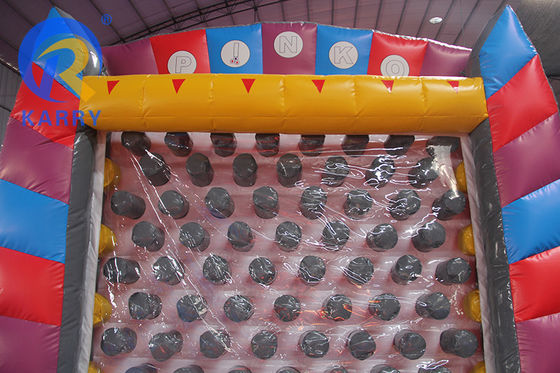 Custom Logo Druck aufblasbares Plinko Karnevalspiel mit kundenspezifischem Sea PVC Material