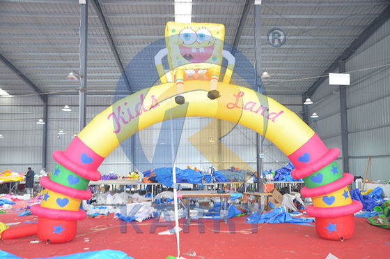 Outdoor-Spielplatz Aufblasbare Sky Air Dancer mit Fly Guy Kostüm und Blaser
