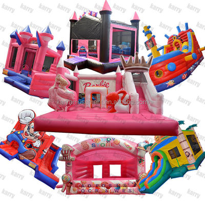 Zertifikat CE/EN71/EN14960 zugelassene Prinzessin Trampolin Fun City für aktive Spielzeit