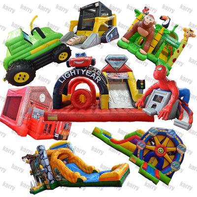 Zertifikat CE/EN71/EN14960 zugelassene Prinzessin Trampolin Fun City für aktive Spielzeit
