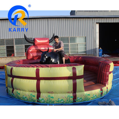 CE/EN71/EN14960 Zertifizierte Stierkutscher-Maschine PORTABLE und aufblasbare mechanische Stier