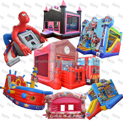 Zertifikat CE/EN71/EN14960 zugelassene Prinzessin Trampolin Fun City für aktive Spielzeit